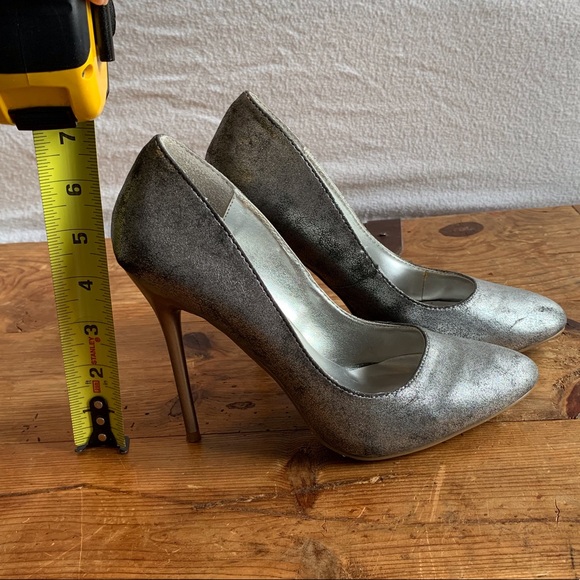 Penny Loves Kenny silver metallic stilettos - Picture 4 of 4